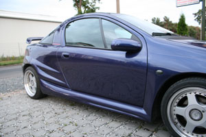 Opel Tigra Seitenumbau